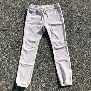 PacSun Men’s Light Grey Corduroy Joggers